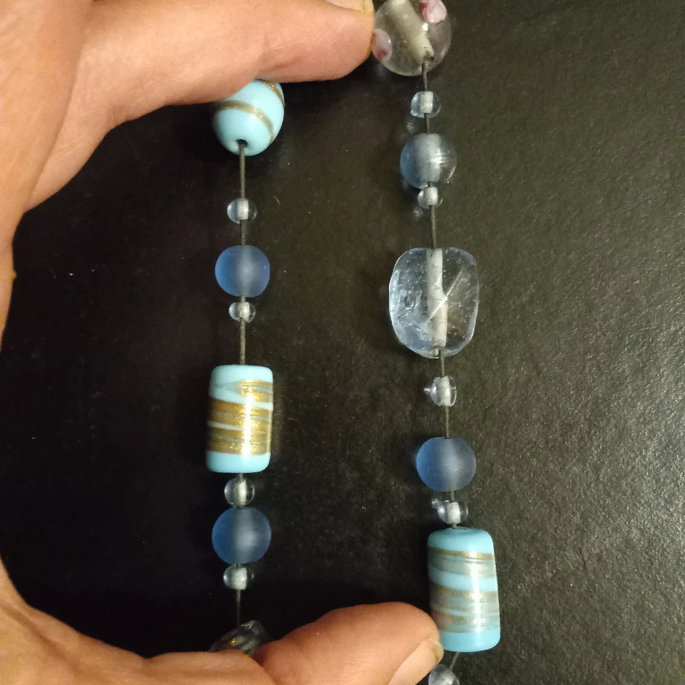 Murano Art Glass Stretch Bracelet - Picture 4 of 4